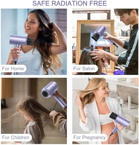 slopehill Professional Ionic Hair Dryer, Lavender - Image 7