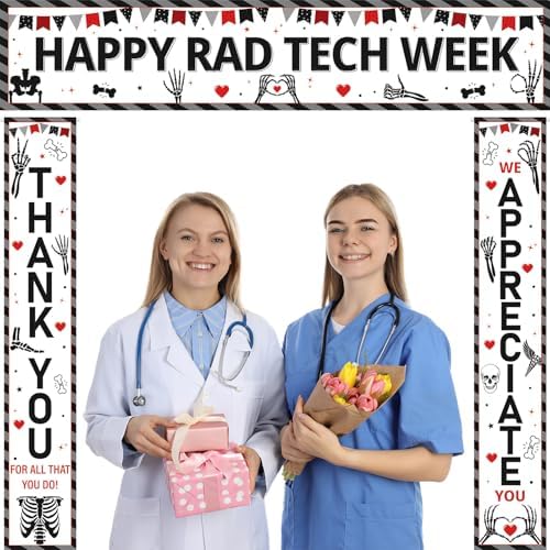 SmoothNovelty 3 Pcs Black Rad Tech Week Banner - Image 5