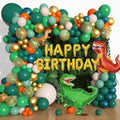 Amandir 165Pcs Dinosaur Balloons Arch Garland Kit Dino Birthday Decorations by Amandir