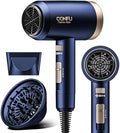 Hair Dryers for Women, CONFU Hair Dryer with Diffuser, Blow Dryers for Men, Hairdryer with Diffuser Attachment, Portable Lightweight Fast Drying Negative Ion Hairdryer for Home by CONFU