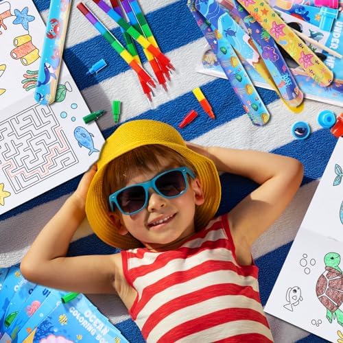 BenLouis 96Pcs Under the Sea Coloring Set for Kids Party Favors - Image 6
