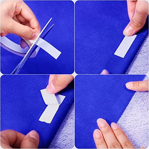 Royal Blue Carpet Runner for Wedding Party Aisle with Tape - Image 4