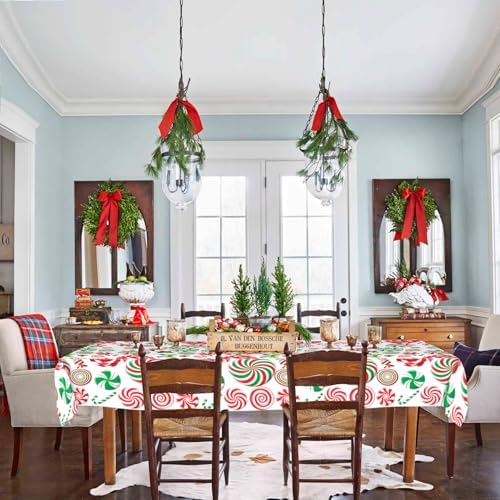 3 PCS Christmas Plastic Candy Tablecloth, 54x108 Inch - Image 7
