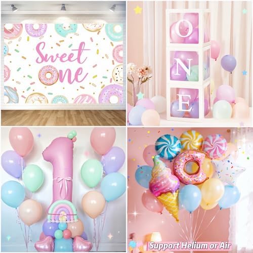 Daidle Sweet One Birthday Decorations for Girls, 128Pcs Birthday Party Kit - Image 6