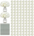 Auihiay 204Pcs Hydrangea Artificial Flowers Bulk, Silk Hydrangeas Flowers by Auihiay