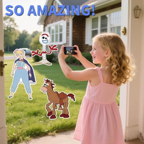 Toy Inspired Story Themed Happy Birthday Yard Signs,7PCS Party Set with Stakes, Outdoor Lawn Garden Decor for Birthday - Image 2