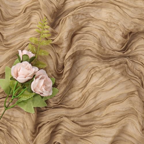 10FT Cheesecloth Table Runner Boho Party Home Decorations - Image 5