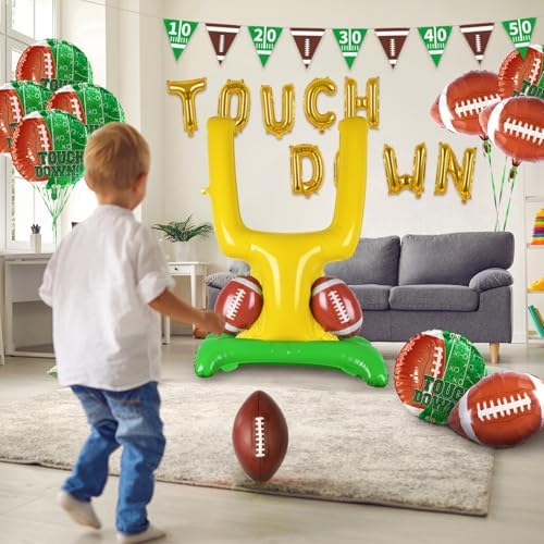 Football Party Supplies Kit - Goal Post Balloon Set for Football Birthday,Tailgate Celebrations & Decorations - Image 6