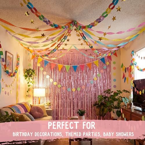 Pastel Party Decoration 574 ft Crepe Streamers for Party Decor - Image 5