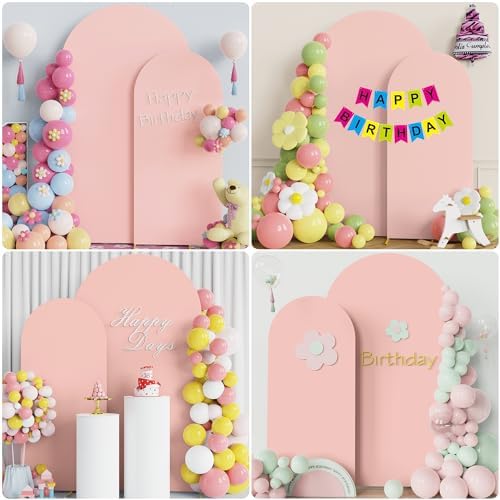 Wokceer Arch Backdrop Stand and Cover Set of 2, 7.2FT,6FT Arch with Cover - Image 5