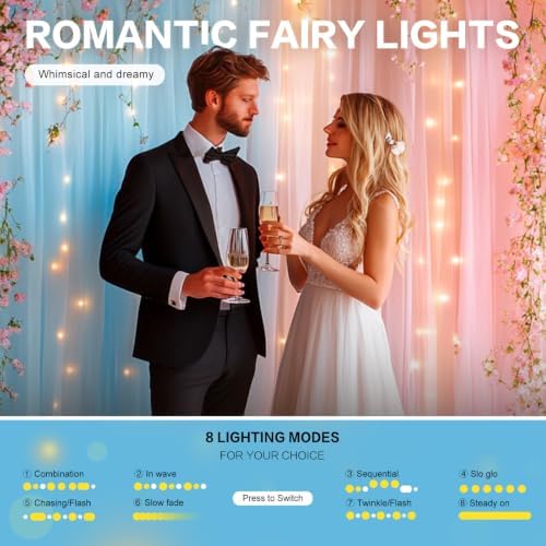 Pink Blue Tulle Backdrop with Fairy Lights for Parites Wrinkle-Free Sheer Curtain Drapes Photo Back Drop for Wedding Baby Shower Bridal Shower Birthday Dance Home Décor- 10ft×8ft, Pink Blue - Image 4