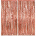 KatchOn 2Pc Rose Gold Fringe Curtain 3.2x8Ft Birthday Decorations for Women by KatchOn