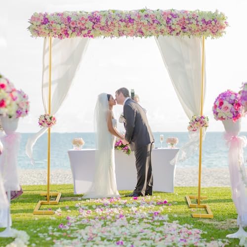 8.2 FT Wedding Arch Square Backdrop Stand Extra Clamps to Table Rod Frame - Image 6