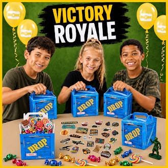 Game Party Military Supply Loot Drop Box Party Favors. Decoration and Gift Bags, Gaming-Themed Birthday Activities and Party Supplies - Image 4