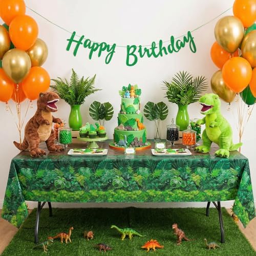 NatNarr 3 Pack Forest Path Tablecloths, Safari Jungle Table Cover - Image 3