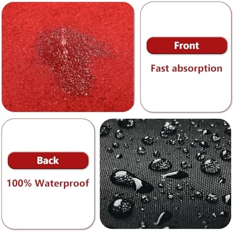 Red Carpet Runner Rug for Party and Event, Non-Slip TPR Rubber Backed Aisle Runway red Rug for Step, Proposal & Wedding Christmas Thanksgiving Decorations, Runway Rug for Prom(3 x 30ft, 450 GSM) - Image 6