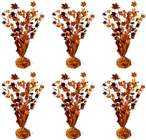 FUBININA Fall Maple Leaves Table Centerpiece Thanksgiving Party Decoration by FUBININA