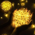 100pcs Mini Led Lights - Round, Long Standby Time, Multicolor Ball Light Paper Lanterns for Birthday Party, Christmas, Halloween Decoration Warm White by chzk