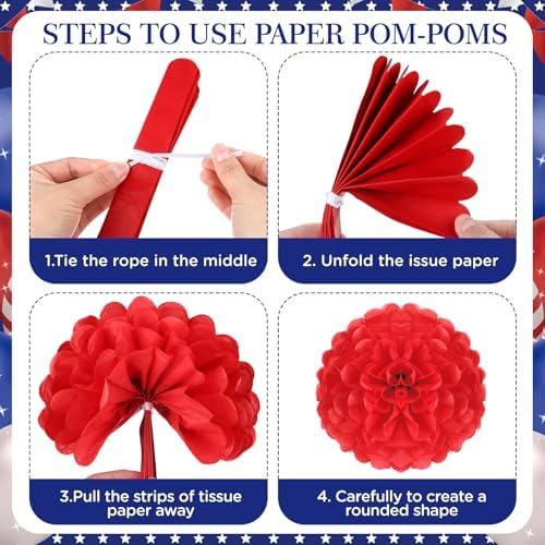 We Appreciate You Party Decorations Red Blue Thank You for All You Do Banner Honeycomb Centerpieces Hanging Swirls for Men Labor Day Office Employee Pastor Teacher Doctor Appreciation Party Supplies - Image 6