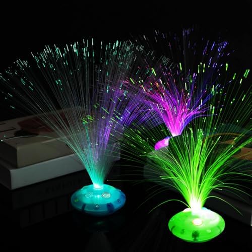 Retisee 12 Pcs Fiber Optic Lights Centerpieces Battery Powered Cone - Image 5