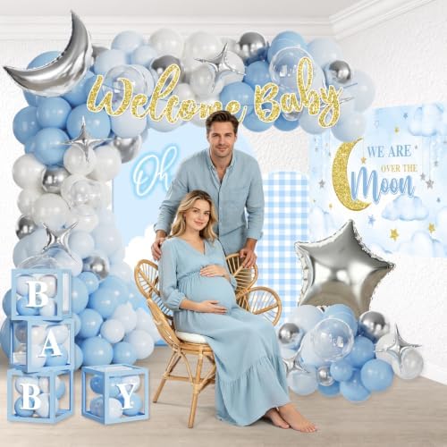 Over The Moon Baby Shower Decorations, All-in-One Set for 25 Guests - Image 4