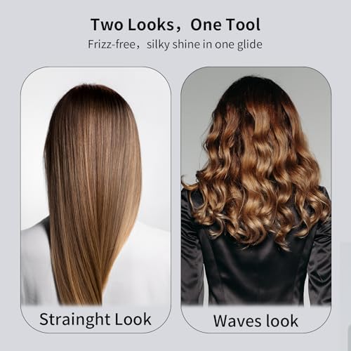 SVEY Dual Voltage Flat Iron Ceramic Hair Straightener for Europe Travel - Image 2
