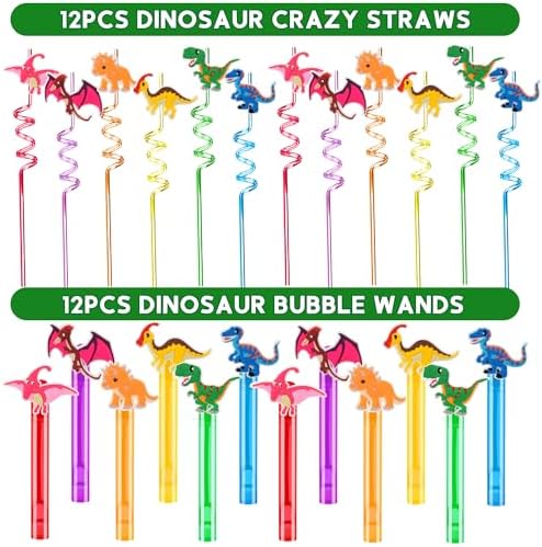 PLOUGVI 320PCS Dinosaur Birthday Party Decorations Favors Supplies, Dino Goodie Bags Fillers Stuffers for Kids Birthday Gifts - Image 5