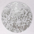 Snowkingdom Silver Disposable Placemats Set of 24 Foil Mesh 13 Inch Round Pressed Table Mates 24 Pack Silver Doilies for Dining Table Wedding Birthday Party Holiday Home Decoration by Snowkingdom