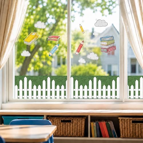 20Ft Picket Fence Bulletin Board Decoration, Back to School Decor Kit - Image 5