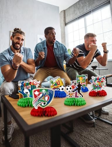 Soccer Table Decorations, 9PCS Soccer Centerpieces for Table - Image 7
