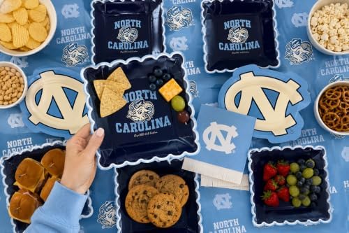 UNC Tar Heels Plates Napkins Party Decor Graduation Supplies 37 Pc - Image 2