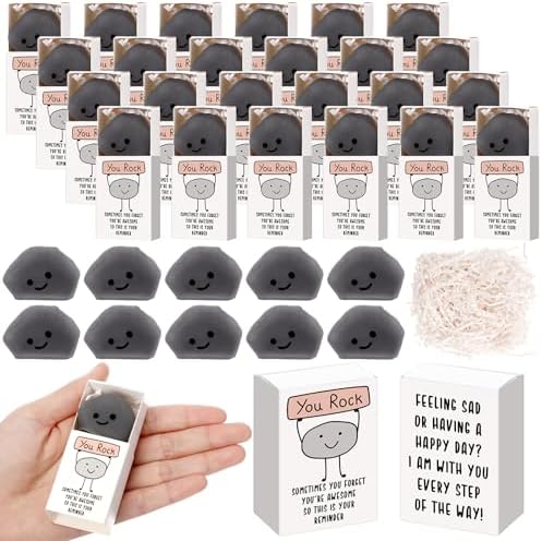 72 Sets You Rock Gifts Inspirational Party Favors with Support Boxes by Wettarn
