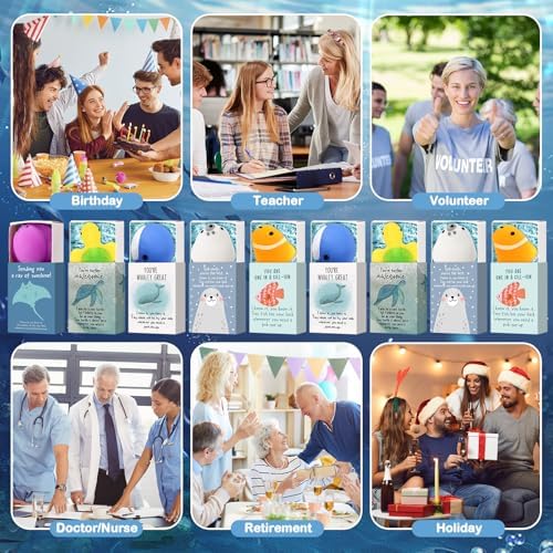 20 Sets Positive Gifts Animal Birthday Party Favors with Support Boxes - Image 6