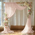 Pack of 2 Wedding Arch Drape Panel Fabric 30" x 40ft - Nude by MDS