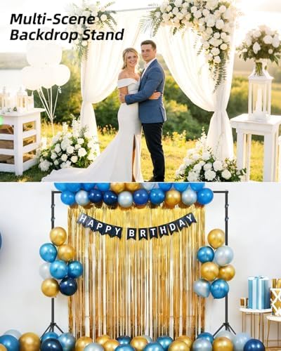 Hemmotop Adjustable Backdrop Stand 10x8.5ft Heavy Duty - Image 4