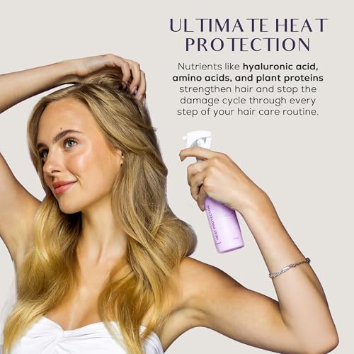 SUTRA IR2 Flat Iron, 1" and Heat Guard Thermal Heat Protector Spray Set - Ionic Infrared Hair Straightener with Adjustable Temperature + Thermal Protecting Spray Hydrates, Protects & Repairs - Image 5