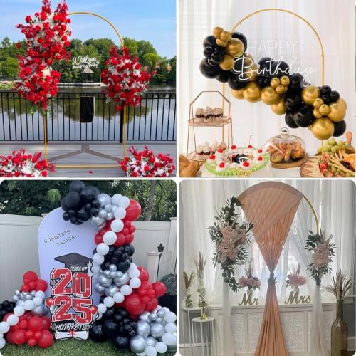 6.6FT Metal Wedding Arch Backdrop Stand for Party Balloon Arch Stand - Image 7