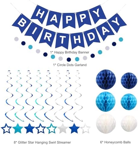 meowtastic Birthday Decorations Happy Birthday Banner with Honeycomb Balls - Image 6