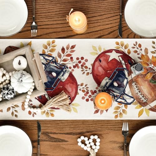 Artoid Mode 210 GSM Fall Table Runner Home Party Decor 13x36 Inch - Image 4