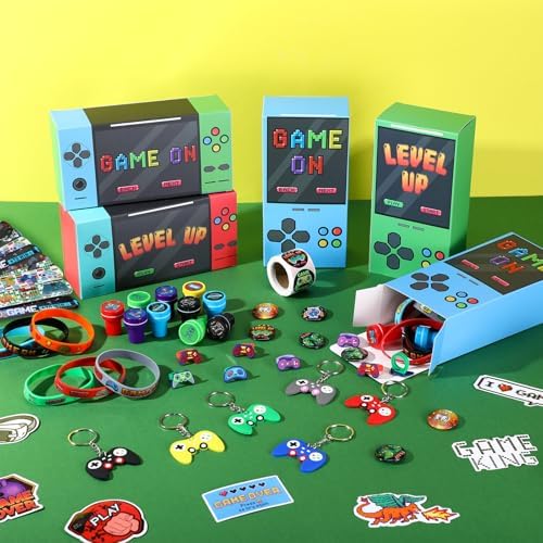 HyDren 179 Pcs 16 Sets Video Game Party Favors for Kids - Image 4