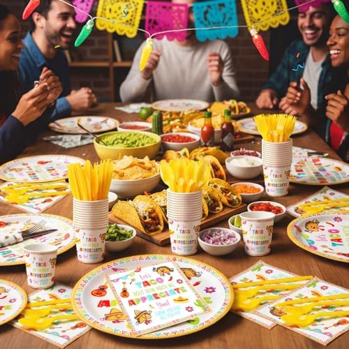 168 Let's Taco Bout Appreciate Party Decoration Serve 24 - Image 5