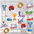 Baseball Hanging Swirls Decorations, 33 Pcs Baseball Hanging Spirals/Baseball Party Hanging Decorations Spirals for Baseball Birthday Decorations & Baseball Party Decorations by FruitfulJewelry