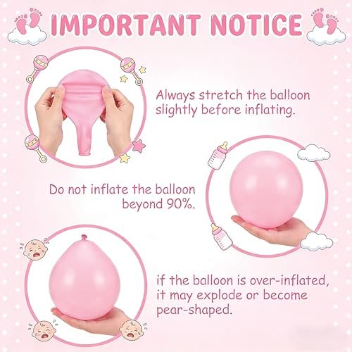 170Pcs Coquette Pink Bow Baby Shower Decorations for Girl - Soft Pink Balloon Arch Garland Kit with 4 Baby Boxes - DIY Long Balloons for Bows, Princess Birthday Party Supplies, Gender Reveal - Image 3
