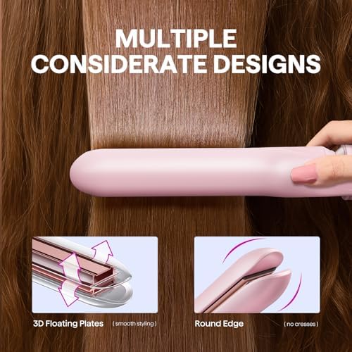 Wavytalk 3 in 1 Curling Wand Set with Heated Round Brush,Versatile Styling - Image 3