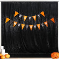 SquarePie 6x8ft Black Sequin Backdrop Glitter Background for Halloween by SquarePie