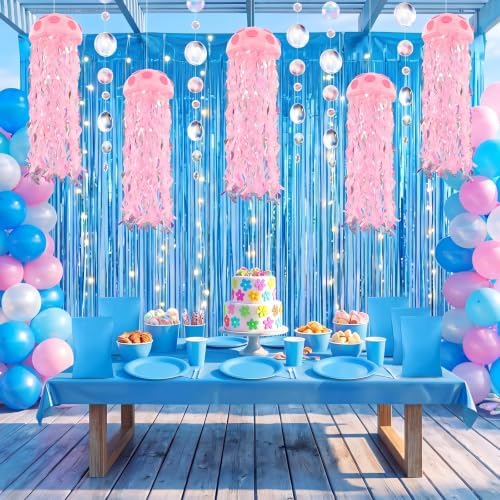 24 Pcs Cartoon Birthday Party Decorations Under The Sea Party Decor - Image 4