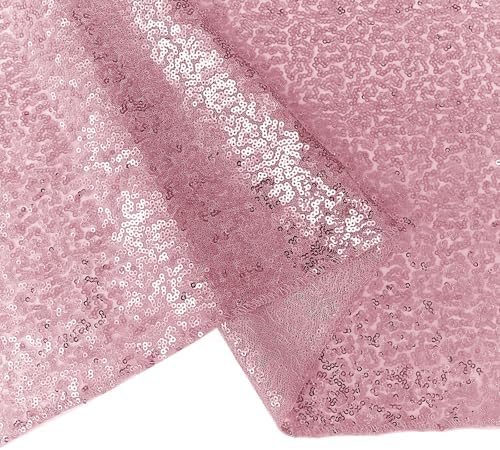 2 Packs 12 x 72 inches Sequin Table Runner, Rose Pink Glitter Table Runner for Birthday Party Supplies Wedding Engagement Baby Shower Holiday Celebration Event Decorations - Image 7