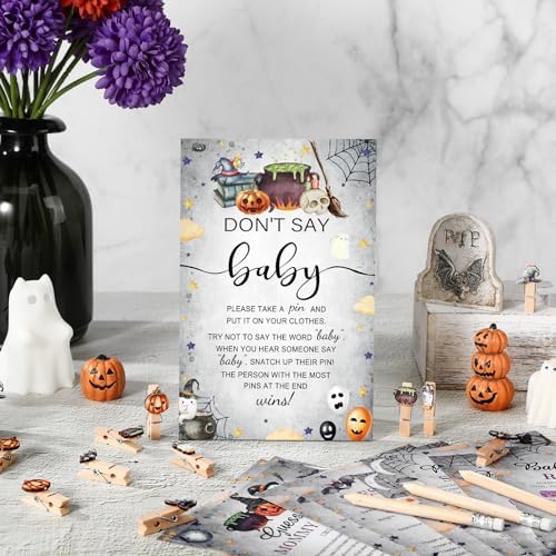 Patelai 321 Pcs Baby Shower Games Supplies, Halloween - Image 2