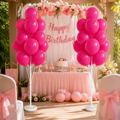 Balloon Column Kit for Floor Set 2 with Stand for Birthday Party Decor - Image 7