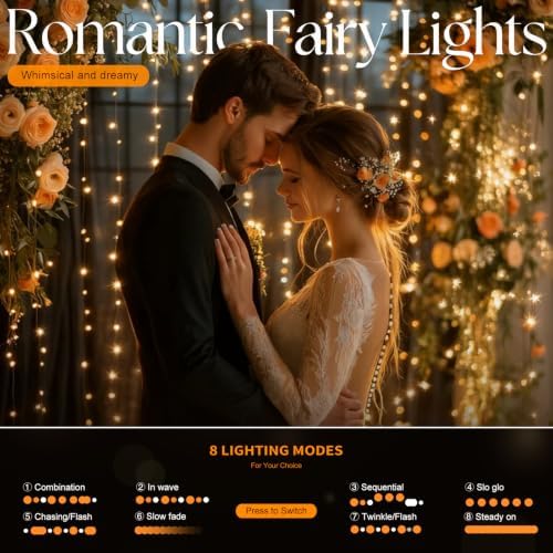Tulle Curtain Backdrop with Fairy Lights for Parites Wrinkle-Free Sheer Curtain Drapes Photo Back Drop for Wedding Halloween Baby Shower Bridal Shower Birthday Dance Home Décor- 10ft×8ft, Black - Image 4